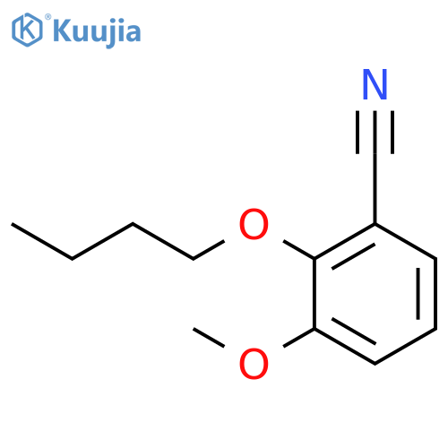 Benzonitrile, 2-butoxy-3-methoxy- structure