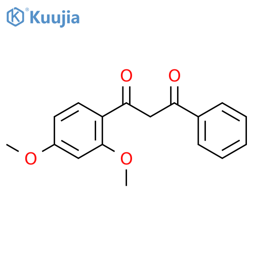 1-(2,4-dimethoxyphenyl)-3-phenylpropane-1,3-dione structure