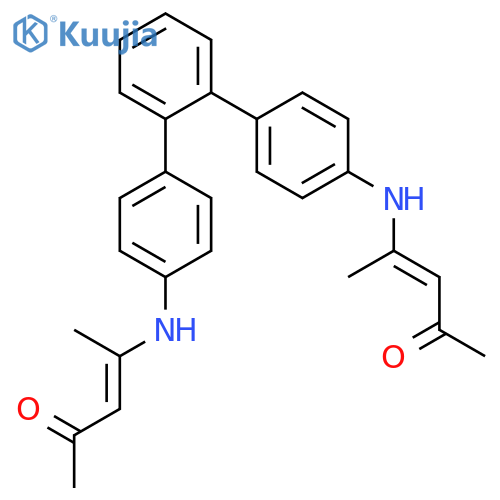 3-Penten-2-one, 4,4'-([1,1':2',1''-terphenyl]-4,4''-diyldiimino)bis- structure