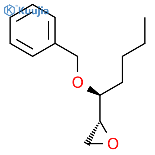 OXIRANE, [(1S)-1-(PHENYLMETHOXY)PENTYL]-, (2R)- structure