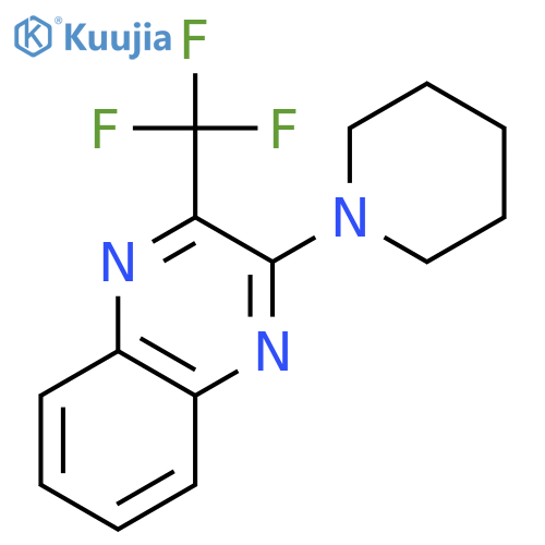 QUINOXALINE, 2-(1-PIPERIDINYL)-3-(TRIFLUOROMETHYL)- structure