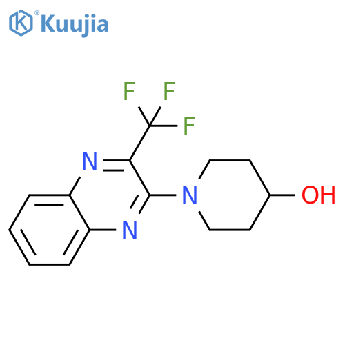 4-PIPERIDINOL, 1-[3-(TRIFLUOROMETHYL)-2-QUINOXALINYL]- structure