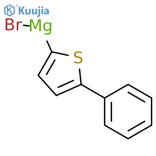 Magnesium, bromo(5-phenyl-2-thienyl)- structure