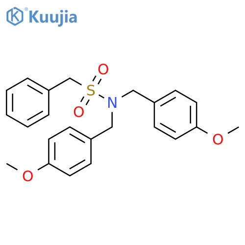 Benzenemethanesulfonamide, N,N-bis[(4-methoxyphenyl)methyl]- structure