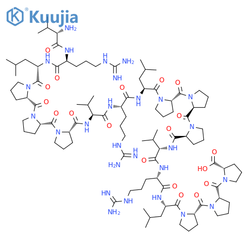 L-Proline,L-valyl-L-arginyl-L-leucyl-L-prolyl-L-prolyl-L-prolyl-L-valyl-L-arginyl-L-leucyl-L-prolyl-L-prolyl-L-prolyl-L-valyl-L-arginyl-L-leucyl-L-prolyl-L-prolyl- structure