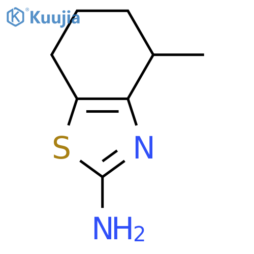 2-Benzothiazolamine, 4,5,6,7-tetrahydro-4-methyl- structure