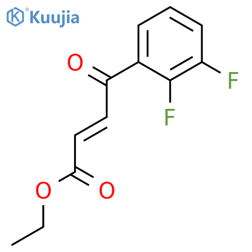 2-Butenoic acid, 4-(2,3-difluorophenyl)-4-oxo-, ethyl ester structure