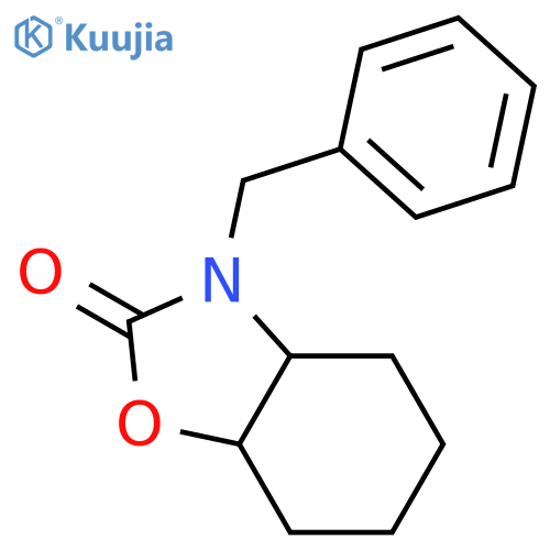2(3H)-BENZOXAZOLONE, HEXAHYDRO-3-(PHENYLMETHYL)- structure