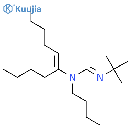 METHANIMIDAMIDE, N-BUTYL-N-(1-BUTYL-1-HEXENYL)-N'-(1,1-DIMETHYLETHYL)- structure