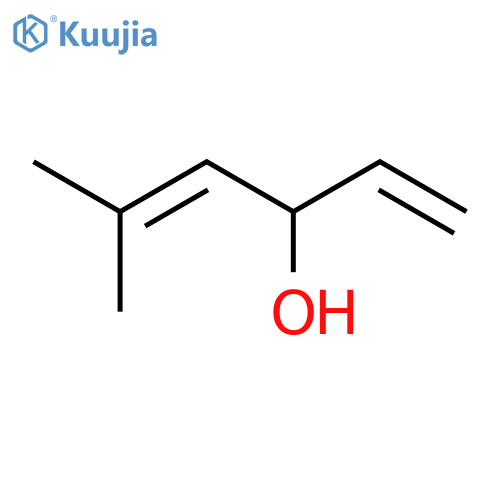 1,4-Hexadien-3-ol, 5-methyl- structure