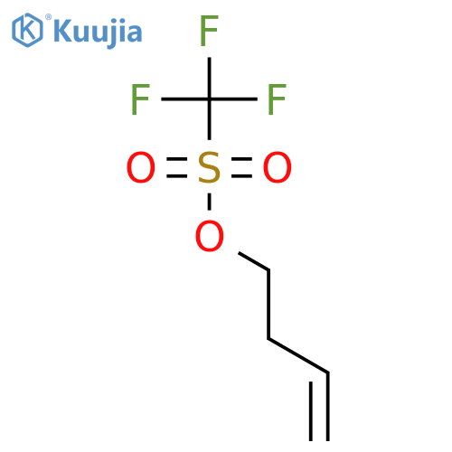 Methanesulfonic acid, trifluoro-, 3-butenyl ester structure