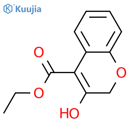 Ethyl 3-hydroxy-2H-chromene-4-carboxylate structure