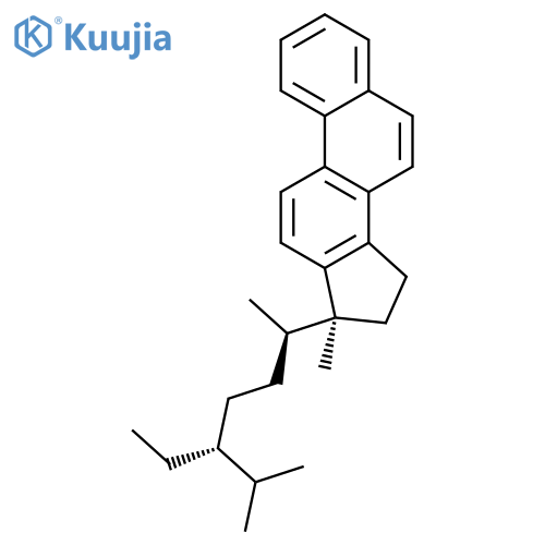 18,19-Dinorstigmasta-1,3,5,7,9,11,13-heptaene,17-methyl-, (17a)-(9CI) structure
