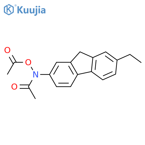 Acetamide, N-(acetyloxy)-N-(7-ethyl-9H-fluoren-2-yl)- structure