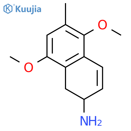 2-amino-5,8-dimethoxy-6-methyl-1,2-dihydronaphthalene structure