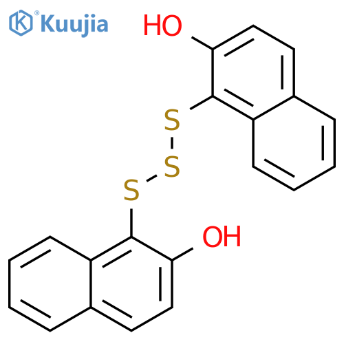 2-Naphthalenol, 1,1'-trithiobis- structure