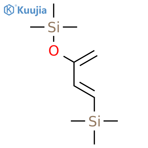 Silane, trimethyl[[(2E)-1-methylene-3-(trimethylsilyl)-2-propenyl]oxy]- structure