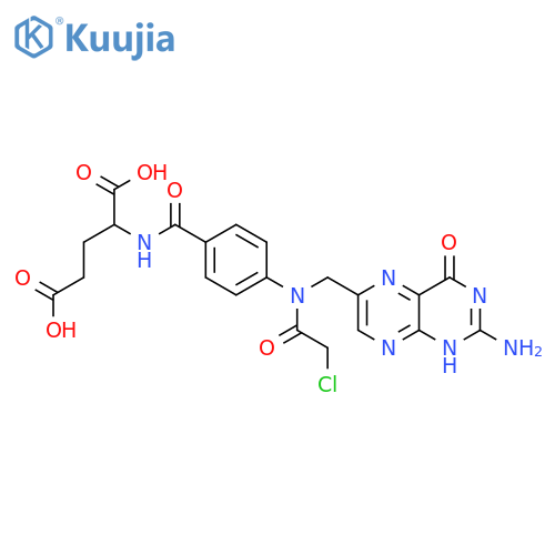 L-Glutamic acid,N-[4-[[(2-amino-1,4-dihydro-4-oxo-6-pteridinyl)methyl](chloroacetyl)amino]benzoyl]-(9CI) structure