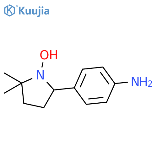 1-Pyrrolidinyloxy, 5-(4-aminophenyl)-2,2-dimethyl- structure