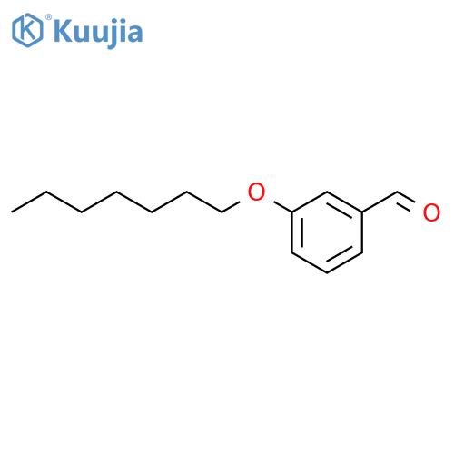 3-(heptyloxy)benzaldehyde structure