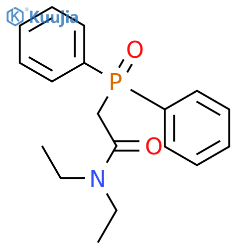 Acetamide, 2-(diphenylphosphinyl)-N,N-diethyl- structure