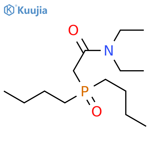 Acetamide, 2-(dibutylphosphinyl)-N,N-diethyl- structure
