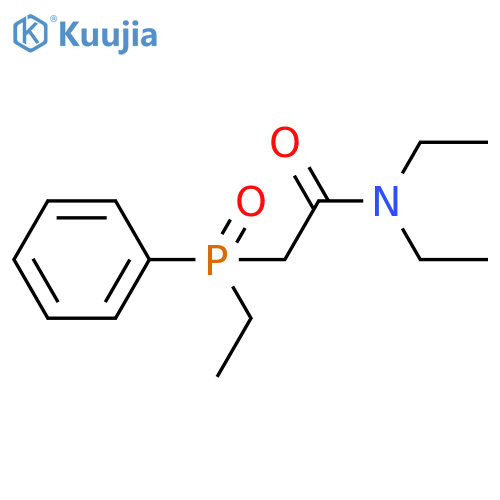 Acetamide, N,N-diethyl-2-(ethylphenylphosphinyl)- structure