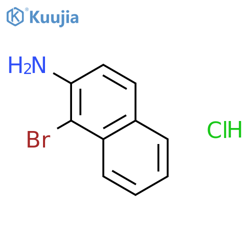 2-Naphthalenamine, 1-bromo-, hydrochloride structure