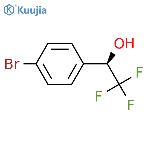 (R)-1-(4-bromophenyl)-2,2,2-trifluoroethanol structure
