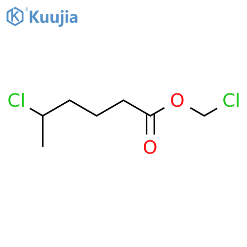 Hexanoic acid, 5-chloro-, chloromethyl ester structure