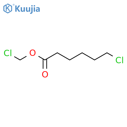 Hexanoic acid, 6-chloro-, chloromethyl ester structure