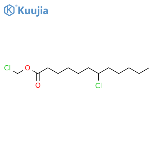 Dodecanoic acid, 7-chloro-, chloromethyl ester structure