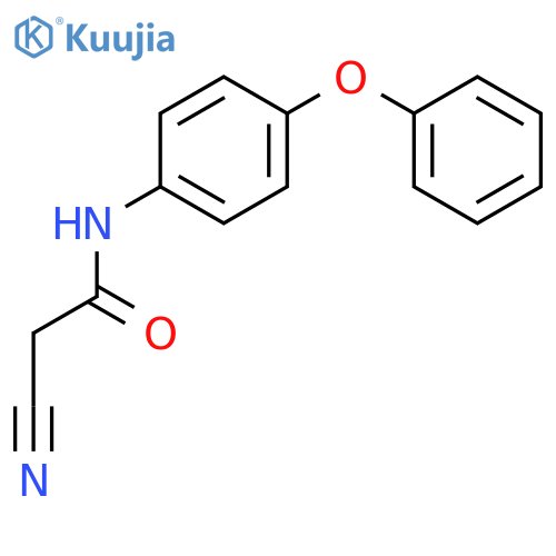2-Cyano-N-(4-Phenoxyphenyl)Acetamide structure