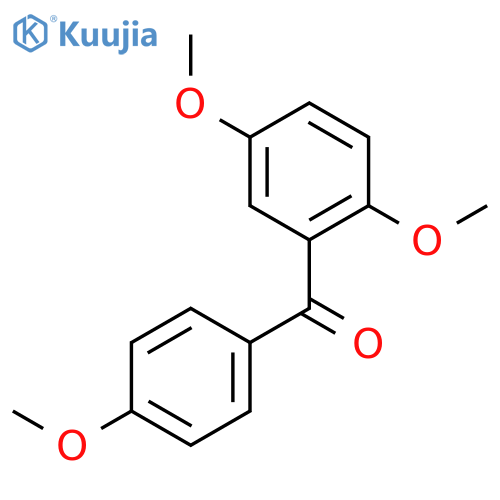 (2,5-dimethoxyphenyl)-(4-methoxyphenyl)methanone structure