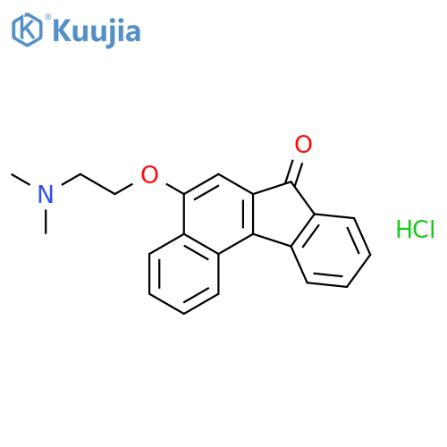 5-(2-(Dimethylamino)ethoxy)-7-oxo-7H-benzo(c)fluorene hydrochloride structure