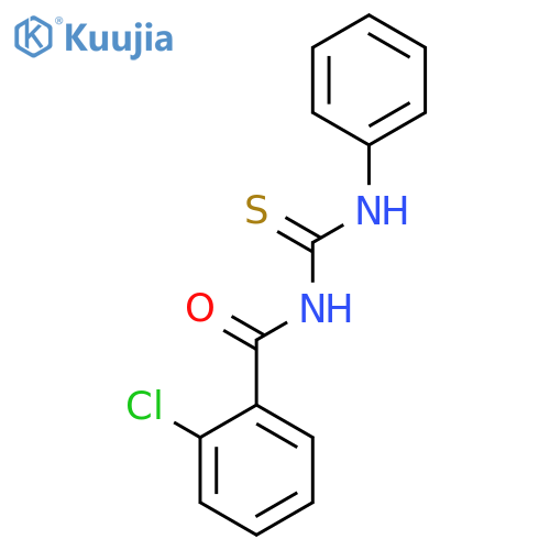Benzamide, 2-chloro-N-[(phenylamino)thioxomethyl]- structure