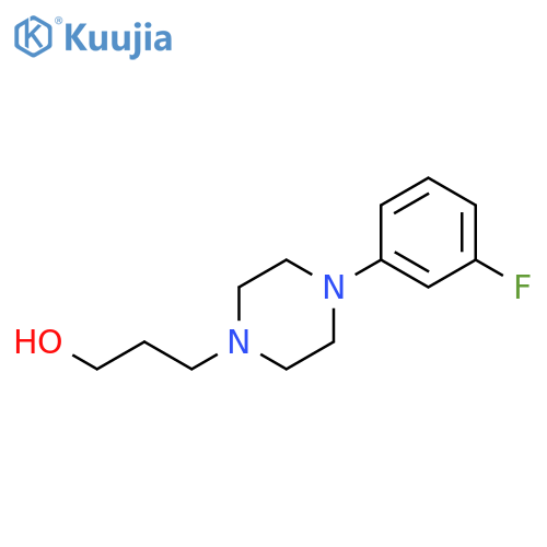 4-(3-fluorophenyl)-1-Piperazinepropanol structure