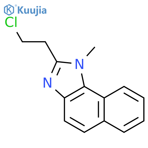 1H-NAPHTH[1,2-D]IMIDAZOLE, 2-(2-CHLOROETHYL)-1-METHYL- structure