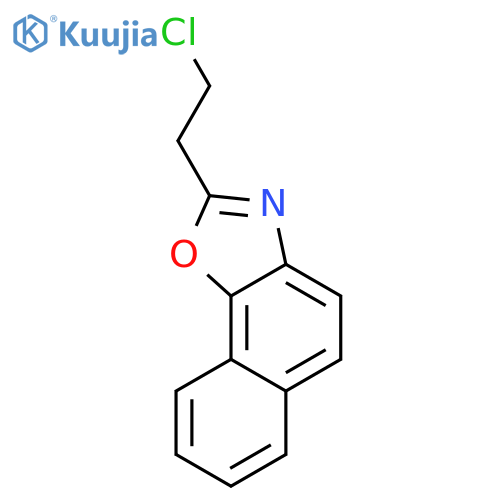 NAPHTH[2,1-D]OXAZOLE, 2-(2-CHLOROETHYL)- structure