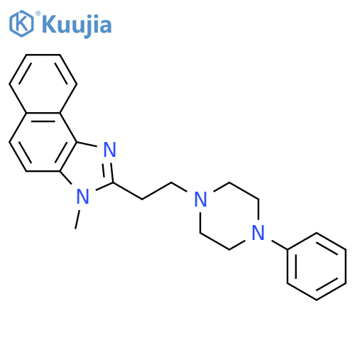 3H-NAPHTH[1,2-D]IMIDAZOLE, 3-METHYL-2-[2-(4-PHENYL-1-PIPERAZINYL)ETHYL]- structure