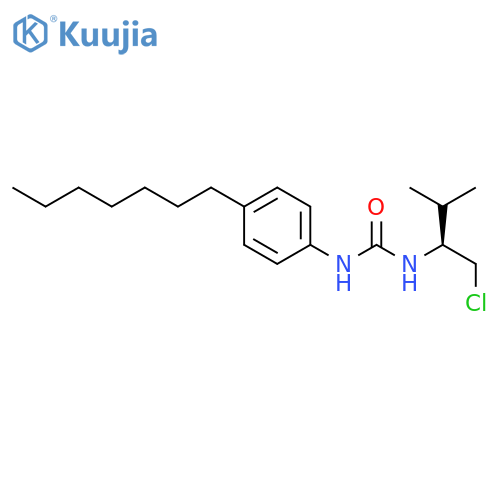 Urea, N-[(1S)-1-(chloromethyl)-2-methylpropyl]-N'-(4-heptylphenyl)- structure
