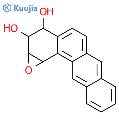 (1aS,2R,3S)-1a,2,3,11c-tetrahydrotetrapheno[1,2-b]oxirene-2,3-diol structure