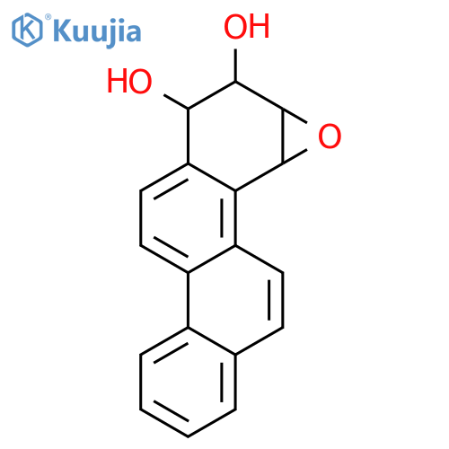 (7S,8R,8aS,9aR)-7,8,8a,9a-tetrahydrochryseno[3,4-b]oxirene-7,8-diol structure