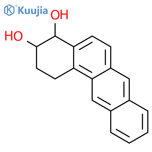 (3R,4R)-1,2,3,4-tetrahydrotetraphene-3,4-diol structure