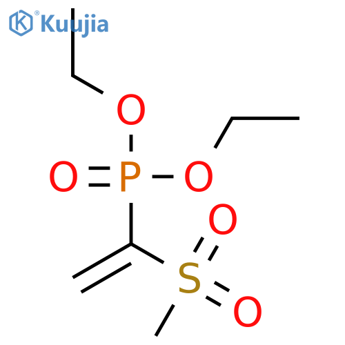 Phosphonic acid, [1-(methylsulfonyl)ethenyl]-, diethyl ester structure