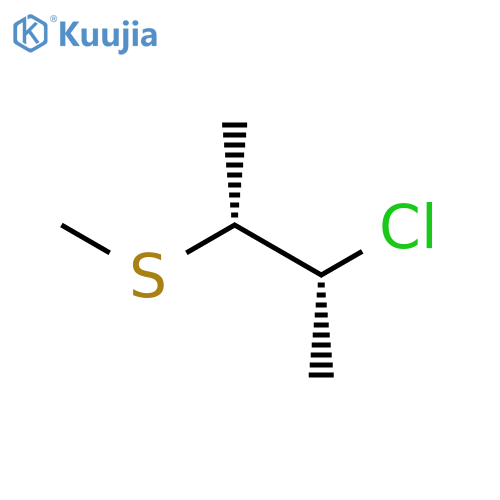 Butane, 2-chloro-3-(methylthio)-, (R*,R*)- structure