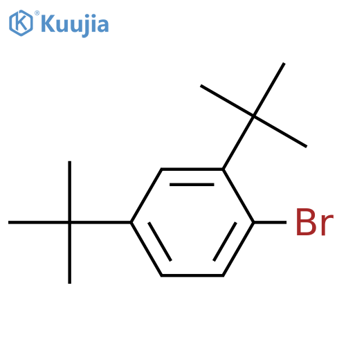 Benzene, 1-bromo-2,4-bis(1,1-dimethylethyl)- structure