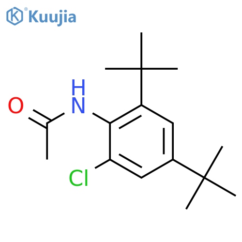 Acetamide, N-[2-chloro-4,6-bis(1,1-dimethylethyl)phenyl]- structure