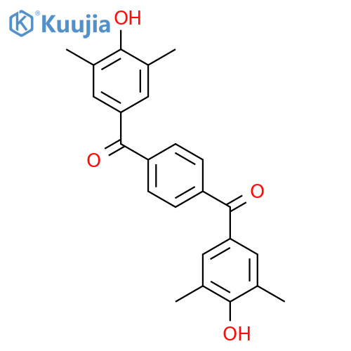 Methanone, 1,4-phenylenebis[(4-hydroxy-3,5-dimethylphenyl)- structure