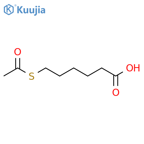 Hexanoic acid, 6-(acetylthio)- structure